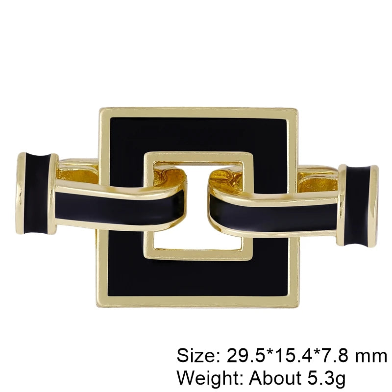Juya 18K Gold Silver Plated Decorative Connector Fastener Hooks Lock Clasps For DIY Women Crystals Gems Pearls Jewelry Making
