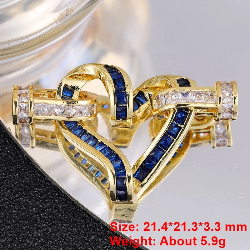 Juya 18K Gold Silver Plated Decorative Connector Fastener Hooks Lock Clasps For DIY Women Crystals Gems Pearls Jewelry Making