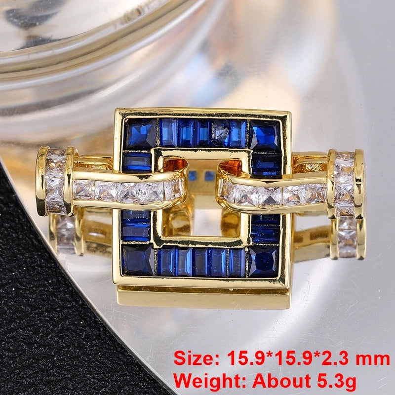 Juya 18K Gold Silver Plated Decorative Connector Fastener Hooks Lock Clasps For DIY Women Crystals Gems Pearls Jewelry Making